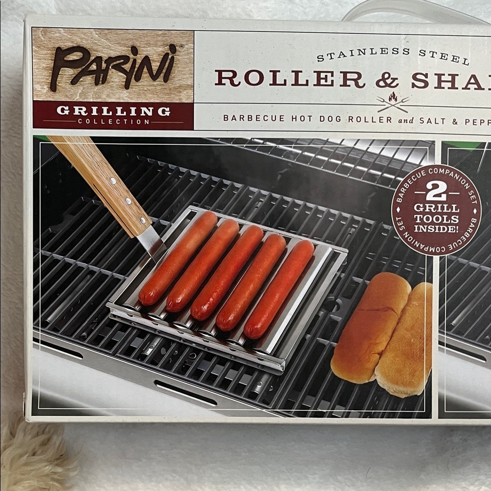 Stainless Steel Roller & Shaker Set - Silver NIP - Picture 5 of 6